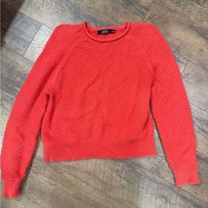 Ralph Lauren Vibrant Orange Crew Neck Sweater